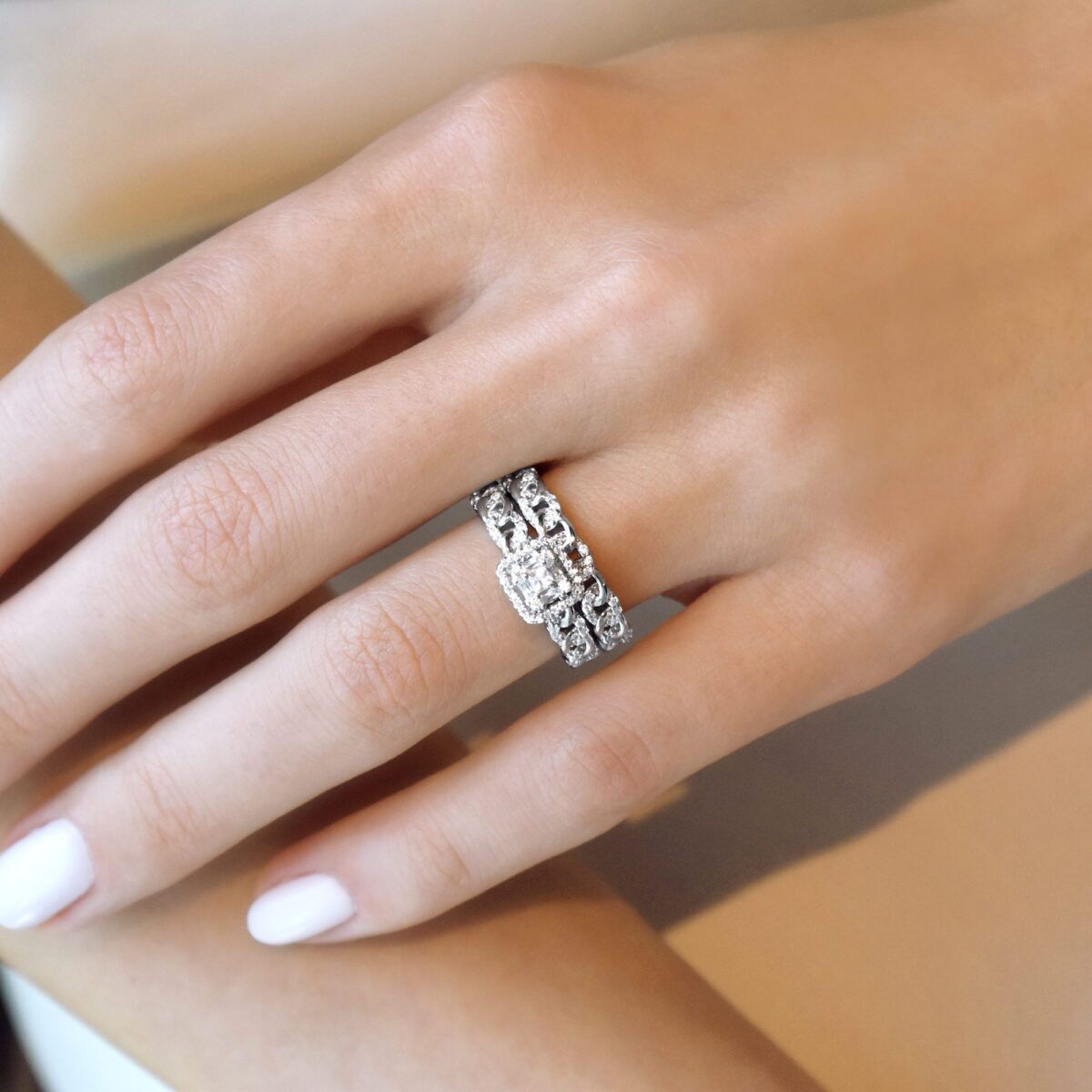 Cecille twin Ring