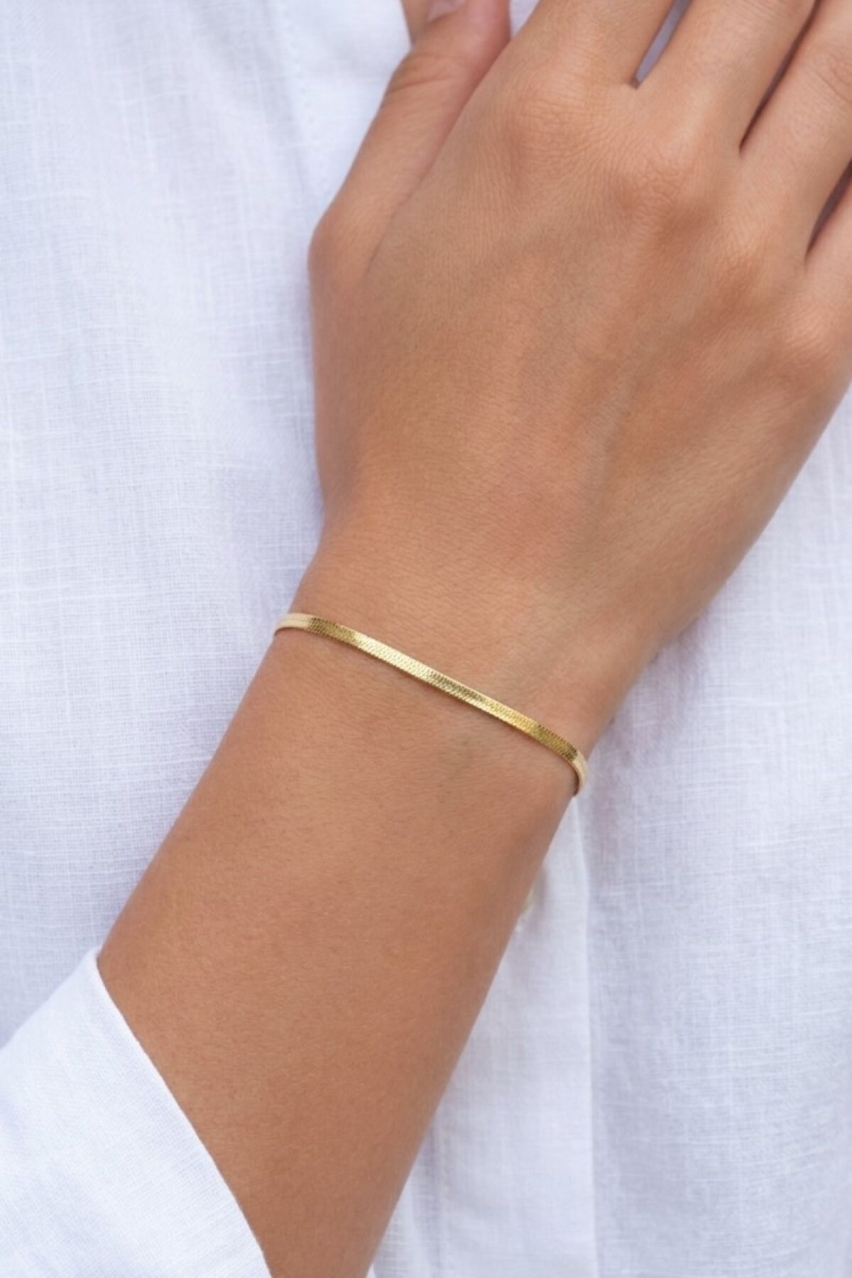 Sue Herringbone Bracelet