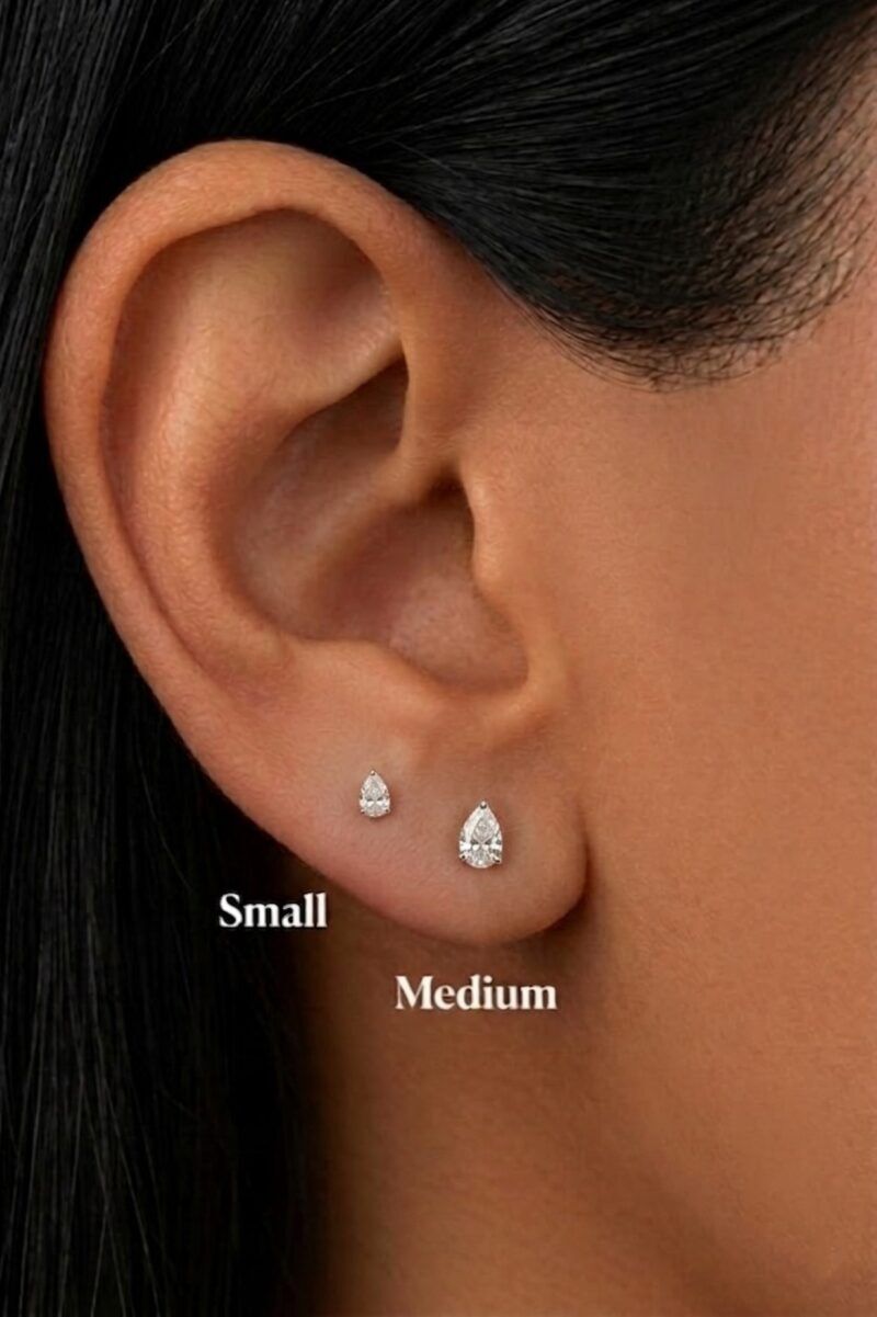 Pear Studs